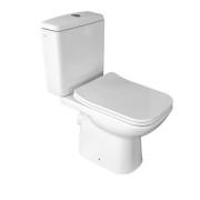 Унітаз-компакт на підлогу Аквародос Duru 38х62 см з сидінням Slim Soft-Close фарфор білий АР000040675