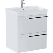 Тумба с раковиной Roca Ella 60x46 см ДСП белый глянец A851910806