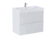 Тумба с раковиной Roca Ella 80x46 см ДСП белый матовый A851911529