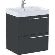 Тумба з раковиною Roca Ella 60x46 см ДСП онікс матовий A851910531