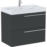 Тумба з раковиною Roca Ella 80x46 см ДСП онікс матовий A851911531