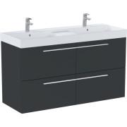 Тумба з раковиною Roca Ella 120x46 см ДСП онікс матовий A851915531