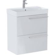 Тумба з раковиною Roca Ella 60x36 см ДСП білий глянець A851916806