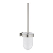 Єршик для унітазу Grohe Essentials Cube з тримачем метал/скло суперсталь 40513DC1