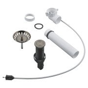 Сливной гарнитур для кухонной мойки Grohe графит темный матовый 40986AL0