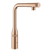 Змішувач для кухні Grohe Essence SmartControl з висувною лійкою теплий захід сонця 31615DA0