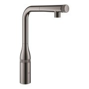 Смеситель для кухни Grohe Essence SmartControl с выдвижной лейкой графит темный 31615A00