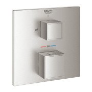 Термостат для душа скрытого монтажа Grohe Grohtherm Cube на 2 выхода суперсталь 24155DC0