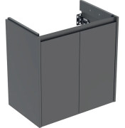 Тумба под раковину Geberit Selnova Compact 59,1x36,4 см ДСП лава матовая 504.075.JK.1