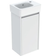 Тумба с раковиной Geberit Selnova Square 36х25 см ДСП белый матовый 504.130.00.1