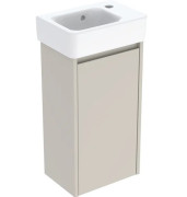 Тумба с раковиной Geberit Selnova Square 36х25 см ДСП песочно-серый матовый 504.130.DB.1