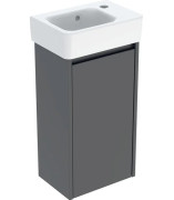 Тумба с раковиной Geberit Selnova Square 36х25 см ДСП лава матовая 504.130.JK.1