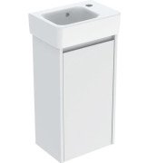 Тумба з раковиною Geberit Selnova Square 36х25 см ДСП білий глянцевий 504.130.01.1