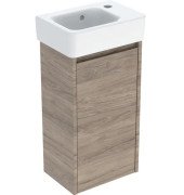 Тумба з раковиною Geberit Selnova Square 36х25 см ДСП горіх гікорі 504.130.JR.1