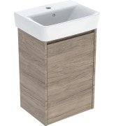 Тумба с раковиной Geberit Selnova Square 45х34 см ДСП орех гикори 504.131.JR.1