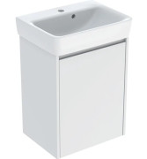 Тумба із раковиною Geberit Selnova Square 50х38 см ДСП білий матовий 504.132.00.1