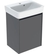 Тумба з раковиною Geberit Selnova Square 50х38 см ДСП лава матова 504.132.JK.1