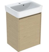 Тумба с раковиной Geberit Selnova Square 50х38 см ДСП дуб натуральный 504.132.PS.1