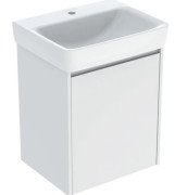 Тумба с раковиной Geberit Selnova Square 55х44 см ДСП белый матовый 504.133.00.1