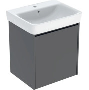 Тумба з раковиною Geberit Selnova Square 60х48 см ДСП лава матова 504.134.JK.1