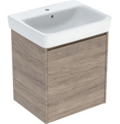 Тумба с раковиной Geberit Selnova Square 60х48 см ДСП орех гикори 504.134.JR.1