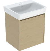 Тумба з раковиною Geberit Selnova Square 60х48 см ДСП дуб натуральний 504.134.PS.1