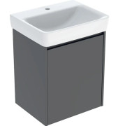 Тумба с раковиной Geberit Selnova Square 55х44 см ДСП лава матовая 504.133.JK.1
