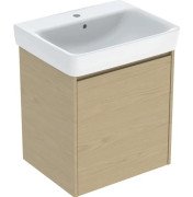 Тумба с раковиной Geberit Selnova Square 60х48 см ДСП дуб натуральный 504.134.PS.1