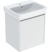 Тумба с раковиной Geberit Selnova Square 60х48 см ДСП белый глянцевый 504.134.01.1