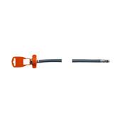 Шланг для підключення змішувача Fado Flex 50 см M10х½ голка коротка з PE обплетенням ZNKT50