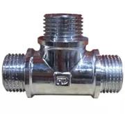 Тройник Fado Fitt Chrome ННН ½'' латунь хром T41C