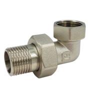 Згін-американка Fado Fitt Nickel кутовий 1'' латунь нікель SN13