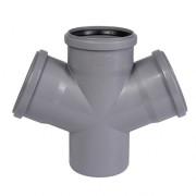 Крестовина Ostendorf HT safe 67° DN 110/110/110 полипропилен 175900-05