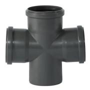 Хрестовина Ostendorf HT safe 87° DN 110/110/110 поліпропілен 175930-05