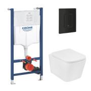 Система інсталяції Grohe Solido Even 4 в 1 із клавішею унітазом Kroner Harz та кришкою 38971966243KE48T