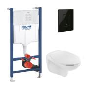 Система інсталяції Grohe Solido Even 4 в 1 із клавішею унітазом Kroner Oker та кришкою 38971966KV0KO53R