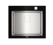 Мийка для кухні Teka Diamond RS15 1B 60х52 см нержавіюча сталь/чорне скло 115000075