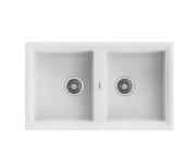Мийка для кухні Teka Stone 90 B-TG 2B 86х51 см Tegranit Plus білий 115260012