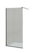 Душевая перегородка Diamond Premium 120х195 см прозрачное стекло/профиль черный DP SCR-04.3(CL)