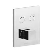 Смеситель для душа Paffoni Compact Box встраиваемый 2 потребителя белый матовый CPM518BO