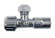 Кран угловой Fado Classic вентильный НН ½''х⅜'' латунь KZ61