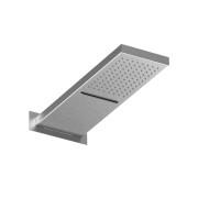 Верхний душ со стены Paffoni Cascade Rettangolare 16х53 см сталь ZSOF099ST
