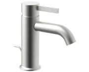 Смеситель для раковины Paffoni Fox Energy & Water Saving с автоматическим донным клапаном сталь FOX075ST-EWS