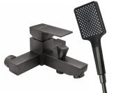 Смеситель для ванны Millz однорычажный с душевым гарнитуром серый MRS-AL-F1(Gray)