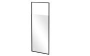 Душевая перегородка Besco Icon Walk-In 110х200 см профиль матовый черный /прозрачное стекло IC-110-200C