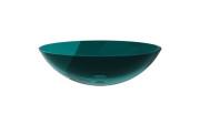 Раковина для ванной Besco Anya 50х35 см сифон клик-клак черный матовый ResiCast Ocean Breeze #UMA-50-OBB
