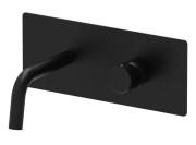 Смеситель для раковины Paffoni Jo одновентильный настенный черный матовый JOBOX105NO