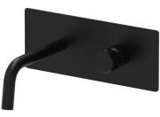 Смеситель для раковины Paffoni Jo одновентильный настенный черный матовый JOBOX106NO