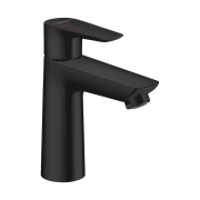 Смеситель для раковины Hansgrohe Talis E CoolStart однорычажный с донным клапаном черный матовый 71792670