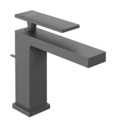 Змішувач для раковини Hansgrohe Tecturis E CoolStart EcoSmart+ із донним клапаном чорний матовий хром 73014340